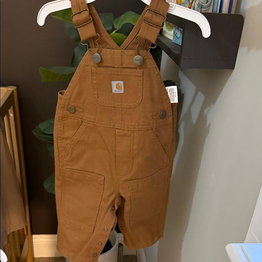 Carhartt Tan Kids Overalls